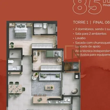 Buy this 2 bed apartment on Rua Almirante Tamandaré 953 in Alto da Rua XV, Curitiba - PR