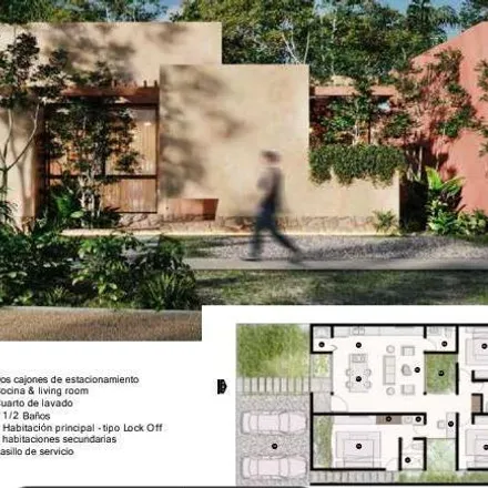 Buy this 2 bed house on Santa Cruz in Carretera Tulum - Nuevo X-Can, 77764 Tulum