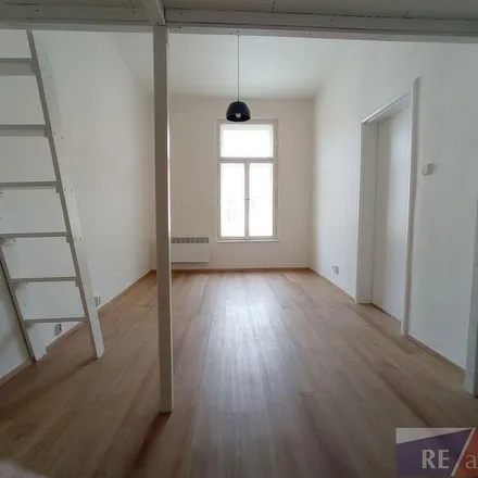 Rent this 1 bed apartment on Oldřichova in 128 00 Prague, Czechia