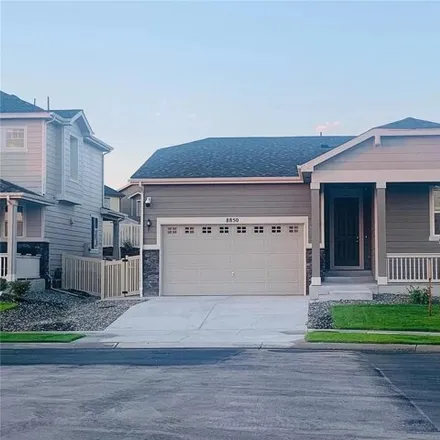 Buy this 3 bed house on 10581 Akron Street in Hazeltine Heights, Commerce City