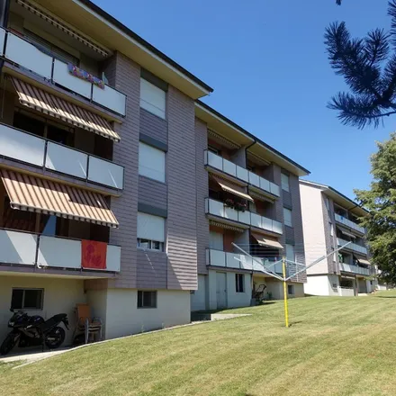 Rent this 3 bed apartment on Rue des Champois 11 in 2800 Delémont, Switzerland