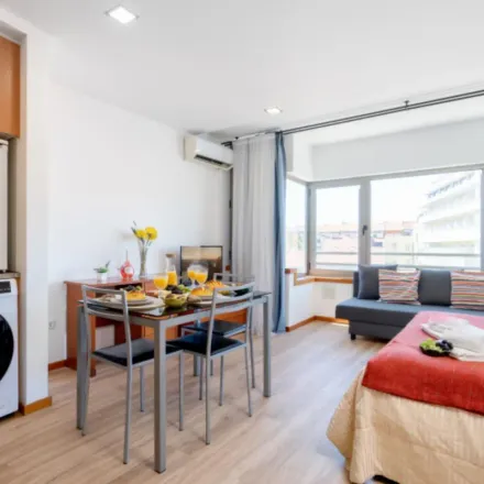 Rent this 1 bed apartment on Rua de Faria Guimarães in 4000-206 Porto, Portugal