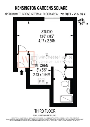 Image 9 - Clifford Court, 24-25 Kensington Gardens Square, London, W2 4BH, United Kingdom - Apartment for rent
