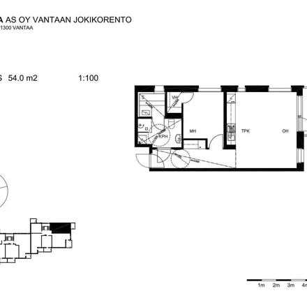 Rent this 1 bed apartment on Kaislatie 32 in 01300 Vantaa, Finland