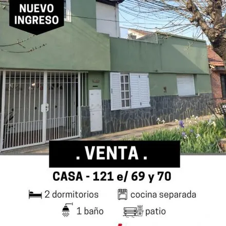 Buy this 2 bed house on Calle 121 1824 in Partido de La Plata, 1900 La Plata