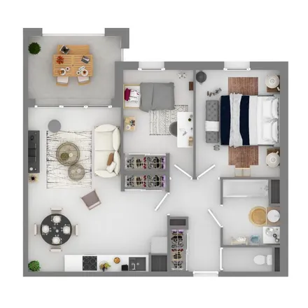 Rent this 3 bed apartment on 1 Impasse de la Coustière in 13800 Istres, France