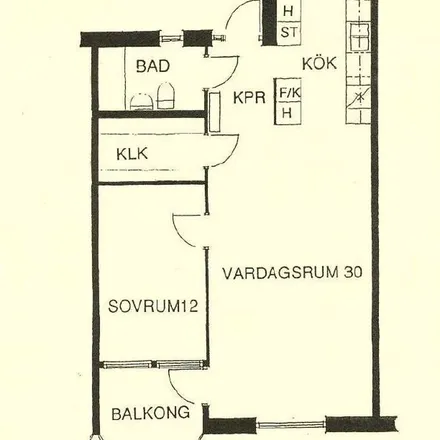 Rent this 2 bed apartment on Brahegatan in 553 37 Jönköping, Sweden