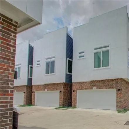 Rent this 3 bed townhouse on 2549 Hollister St in Houston, Texas