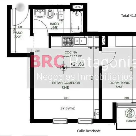 Buy this 1 bed apartment on Domingo Fernández Beschtedt 166 in Centro, 8400 San Carlos de Bariloche