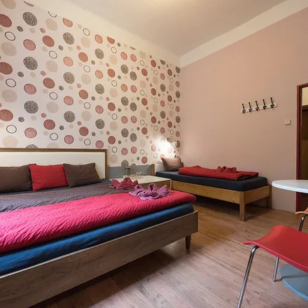 Rent this 1 bed apartment on Hostel Elf in cyklostezka Staré spojení, 186 00 Prague