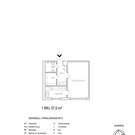 Rent this 1 bed apartment on Jarlavägen in 802 86 Gävle, Sweden
