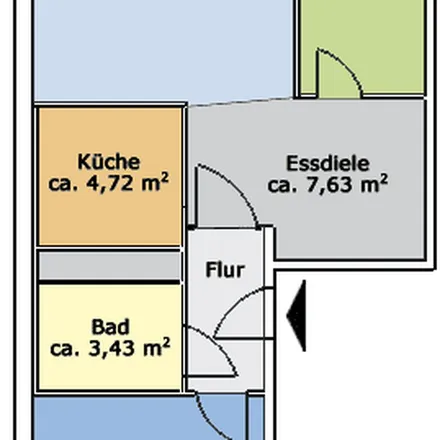 Rent this 2 bed apartment on Paul-Bertz-Straße 33 in 09120 Chemnitz, Germany