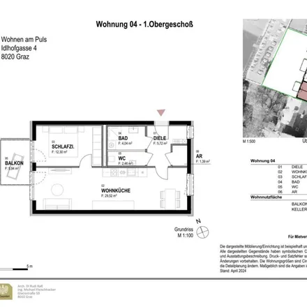 Rent this 2 bed apartment on Idlhofgasse 4 in 8020 Graz, Austria