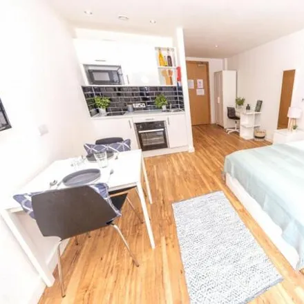 Rent this studio apartment on Plaza Boulevard in Baltic Triangle, Liverpool