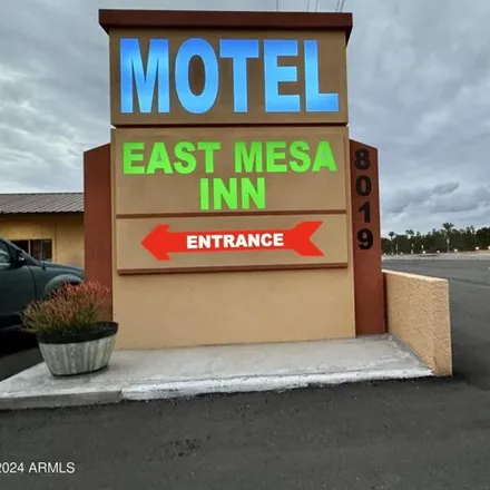 Buy this studio house on East Mesa Inn in 8019 East Apache Trail, Mesa