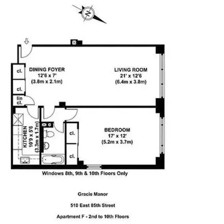 Image 1 - 510 East 85th Street, New York, NY 10028, USA - Apartment for rent