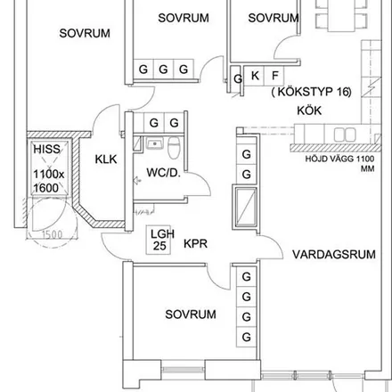 Rent this 5 bed apartment on Lulsundsgatan in 972 31 Luleå, Sweden