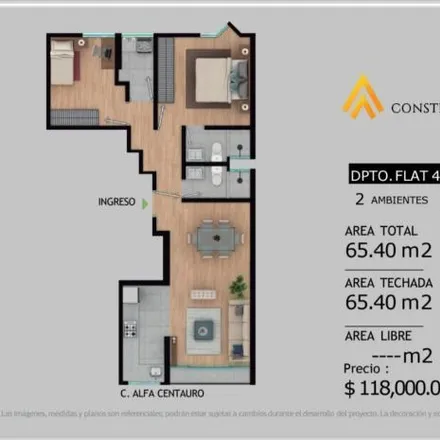 Buy this 2 bed apartment on Alfa Centauro 400 in Surquillo, Lima Metropolitan Area 15048