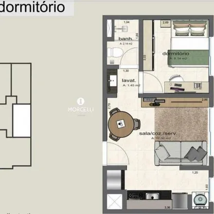 Buy this 1 bed apartment on Costa do Sol in Avenida João Machado Soares 813, Camobi