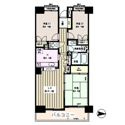 Image 2 - Oyama Higashicho, Yamate-Dori Avenue, Nakajuku, Itabashi, 173-8501, Japan - Apartment for rent