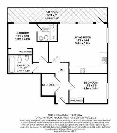 Image 9 - Streamlight Tower, 9 Blackwall Way, London, E14 9DW, United Kingdom - Apartment for rent