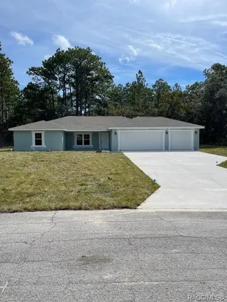 Buy this 4 bed house on 1853 West la Bonte Circle in Pine Ridge, Citrus County
