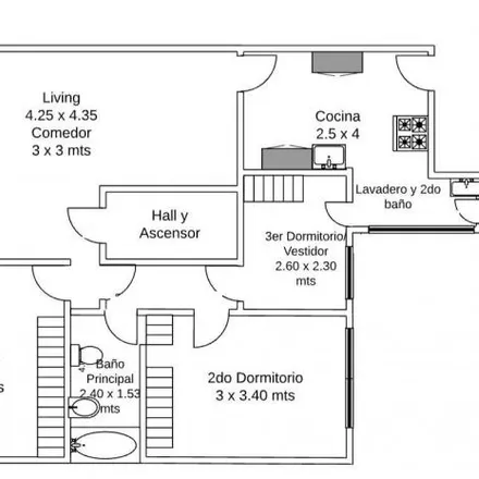 Buy this 3 bed apartment on Carlos Pellegrini 1355 in Retiro, C1059 ABD Buenos Aires