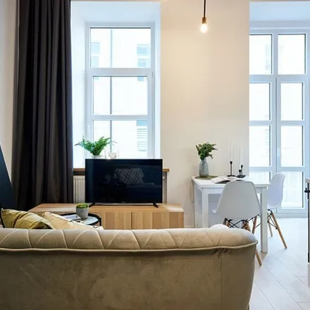 Rent this 1 bed apartment on Stanisława Więckowskiego 46 in 90-734 Łódź, Poland