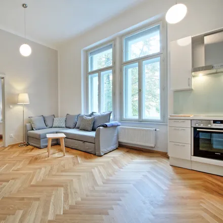 Rent this 1 bed apartment on Balbínova 1093/27 in 120 00 Prague, Czechia