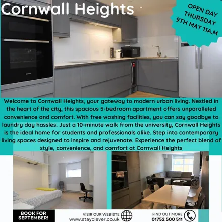 Rent this 5 bed house on Iconic in Cornwall Street, Plymouth