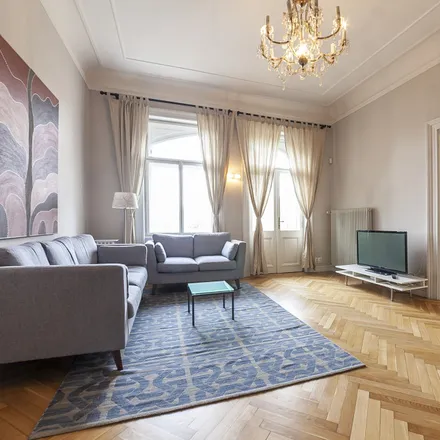 Rent this 2 bed apartment on Masarykovo nábřeží 247/14 in 110 00 Prague, Czechia