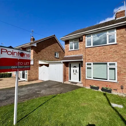 Rent this 3 bed duplex on Berwyn Way in Nuneaton and Bedworth, CV10 8QN
