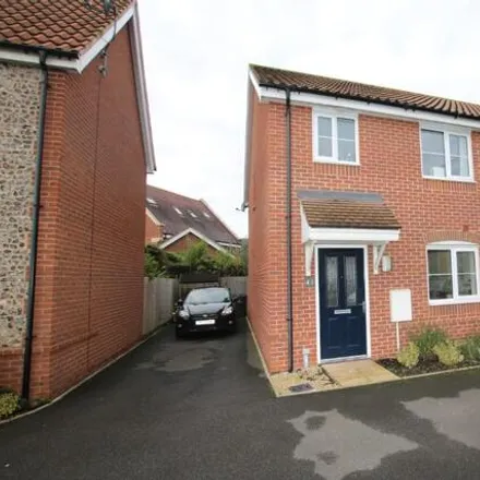 Rent this 3 bed duplex on 7 Goldfinch Drive in Attleborough, NR17 1GT