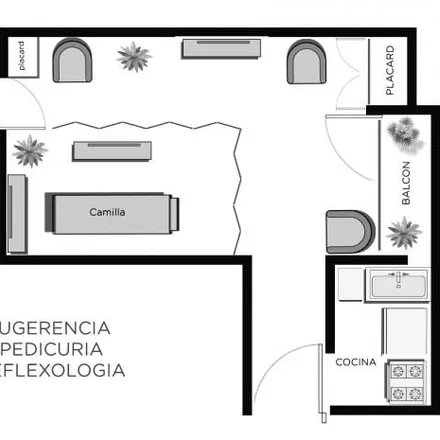 Rent this studio apartment on Juncal 2502 in Recoleta, C1119 ACO Buenos Aires