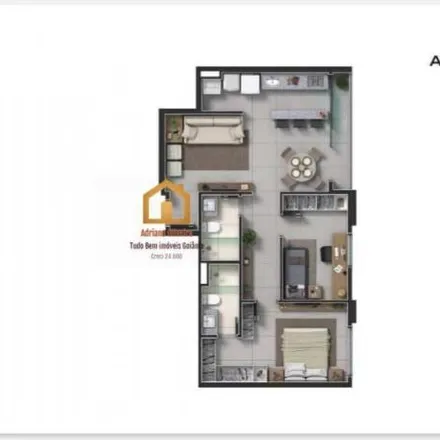Buy this 2 bed apartment on Avenida T-51 in Setor Bueno, Goiânia - GO
