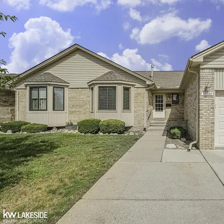 Buy this 2 bed townhouse on 57186 Sycamore Drive in Washington Township, MI 48094