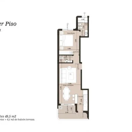 Buy this 1 bed apartment on Manuel Dorrego 2250 in Plaza Peralta Ramos, 7606 Mar del Plata