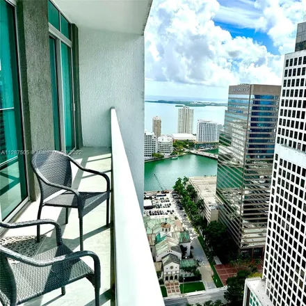 Rent this 2 bed condo on 500 Brickell West Tower in Southeast 6th Street, Miami