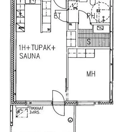 Rent this 2 bed apartment on Pursimiehenkatu 2 in 15140 Lahti, Finland