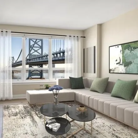 Rent this 2 bed apartment on Benjamin Franklin Bridge in North Christopher Columbus Boulevard, Philadelphia