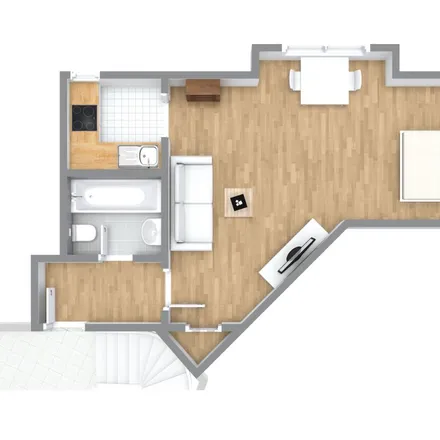 Rent this 1 bed apartment on Brüsseler Straße 87 in 50672 Cologne, Germany
