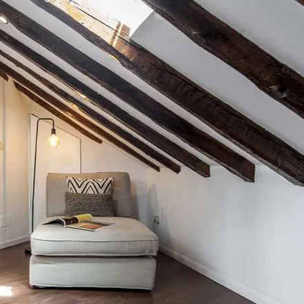 Rent this 1 bed apartment on Madrid in Bankinter, Calle de las Postas