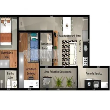 Buy this 2 bed apartment on Rua Humberto Primo Leardini in Jardim Santa Lídia, Mauá - SP