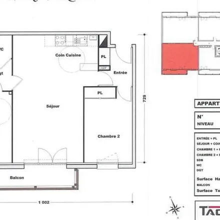 Rent this 3 bed apartment on Chambre de commerce et d'Industrie in Rue Bancel, 77000 Melun