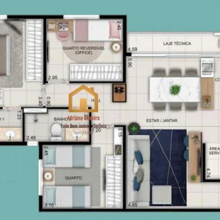 Buy this 3 bed apartment on Rua C-211 in Jardim América, Goiânia - GO