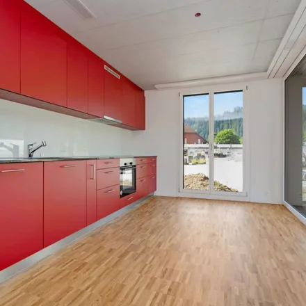 Rent this 4 bed apartment on Bäraustrasse 60e in 3552 Bärau, Switzerland