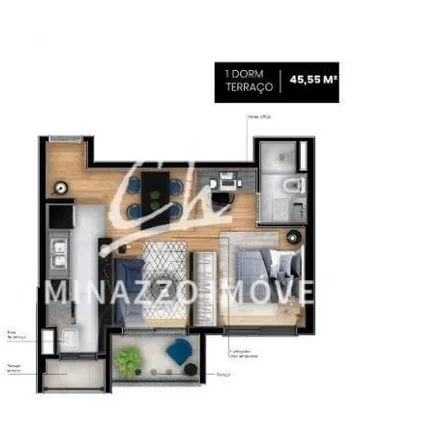 Buy this 1 bed apartment on Rua Azarias de Melo in Taquaral, Campinas - SP