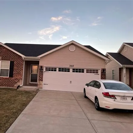 Rent this 3 bed house on 308 Stone Village Drive in Wentzville, MO 63385