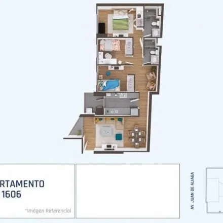 Buy this 2 bed apartment on Juan de Aliaga 488 in Avenida Antonio Miro Quesada 488, Magdalena del Mar