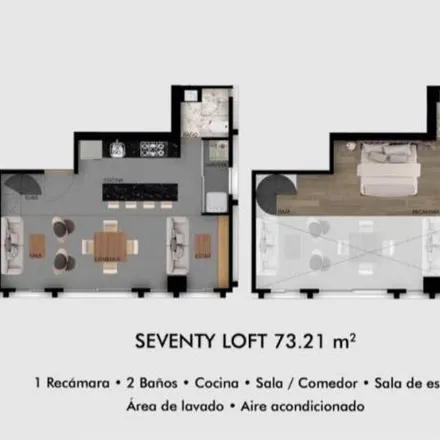 Buy this 1 bed apartment on Avenida Central in Residencial Poniente, 45210 Zapopan